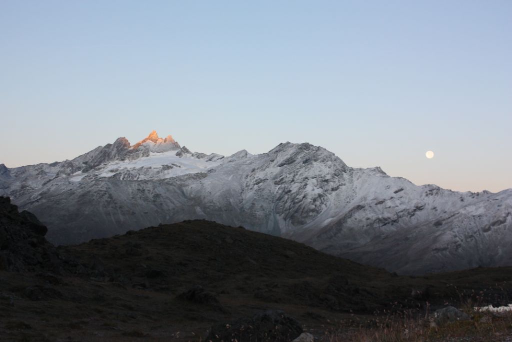 Col du Tsate, boven Glacier de Moiry
